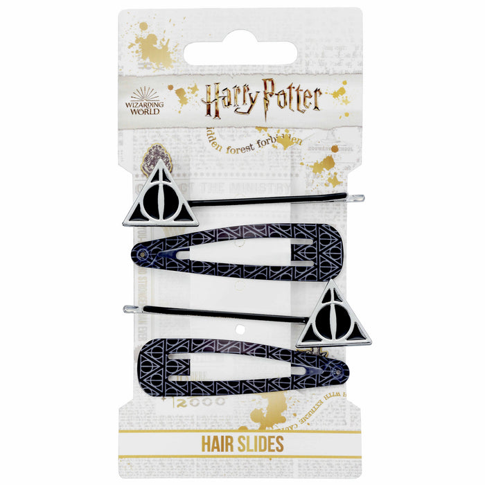 Hp Deathly Hallows Hair Clip Set - Heritage Of Scotland - NA