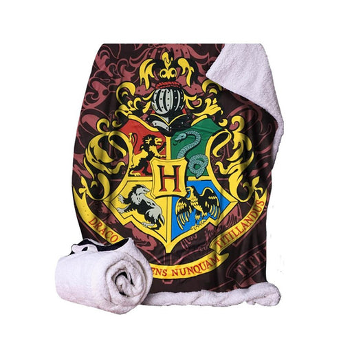 Hp Hogwarts Crest Throw 100*150Cm - Heritage Of Scotland - NA