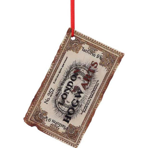 Hp Hogwarts Ticket Hanging Ornament - Heritage Of Scotland - NA