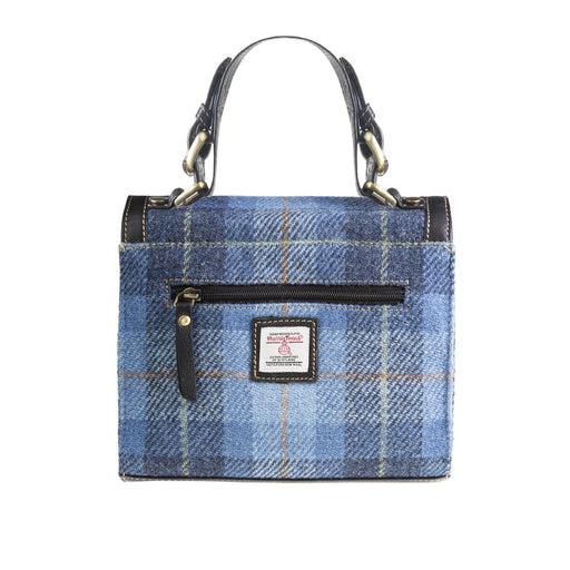 Ht Ladies Handbag Blue Check / Black - Heritage Of Scotland - BLUE CHECK / BLACK