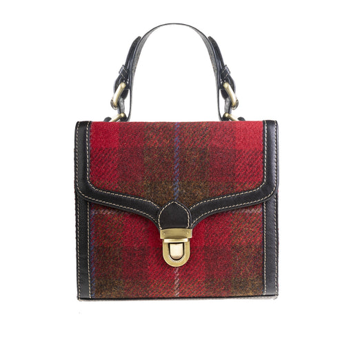 Ht Ladies Handbag Red Check A / Black - Heritage Of Scotland - RED CHECK A / BLACK