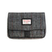 Ht Leather Ladies Shoulder Bag Grey & Red Check / Black - Heritage Of Scotland - GREY & RED CHECK / BLACK