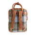 Ht Leather Large Backpack Lovat Check / Tan - Heritage Of Scotland - LOVAT CHECK / TAN