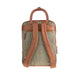 Ht Leather Large Backpack Lt Brown Check / Tan - Heritage Of Scotland - LT BROWN CHECK / TAN