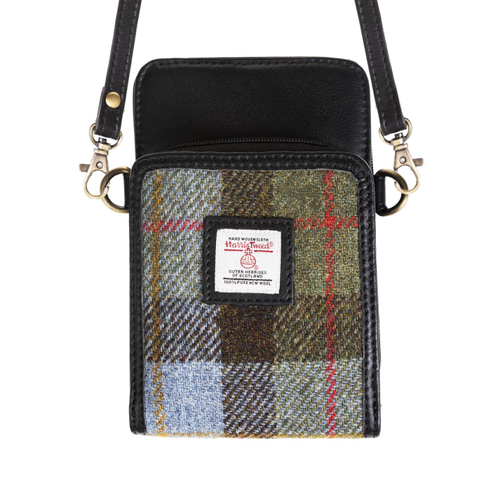 Ht Travel Cross Body Bag Lovat Check / Black - Heritage Of Scotland - LOVAT CHECK / BLACK