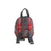 Ht Vegan Leather Small Backpack Red Check / Black - Heritage Of Scotland - RED CHECK / BLACK