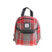 Ht Vegan Leather Small Backpack Red Check / Black - Heritage Of Scotland - RED CHECK / BLACK