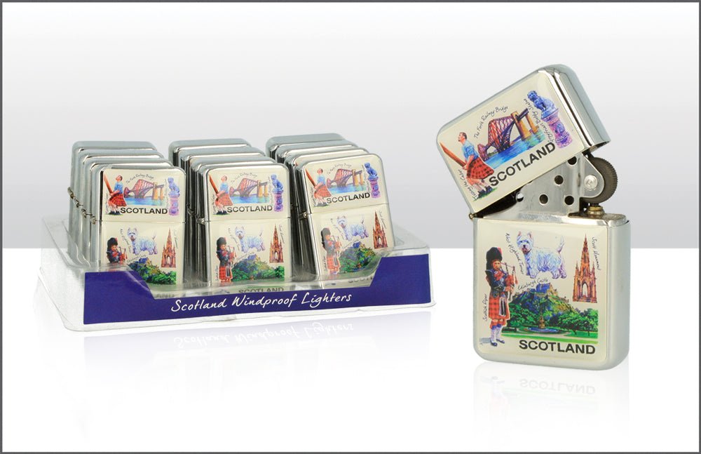 Iconic Scotland Windproof Lighter - Heritage Of Scotland - NA