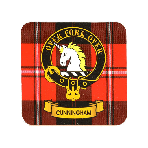 Kc Clan Cork Coaster Cunningham - Heritage Of Scotland - CUNNINGHAM