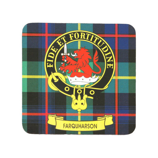 Kc Clan Cork Coaster Farquharson - Heritage Of Scotland - FARQUHARSON