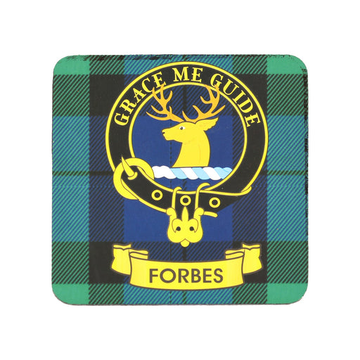 Kc Clan Cork Coaster Forbes - Heritage Of Scotland - FORBES