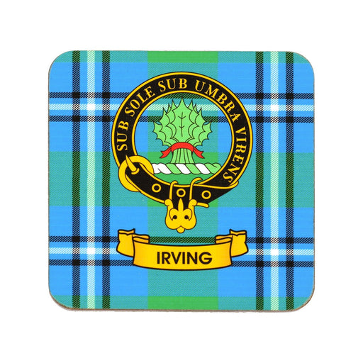 Kc Clan Cork Coaster Irving - Heritage Of Scotland - IRVING