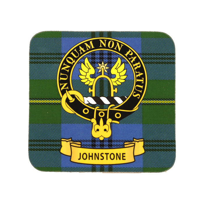 Kc Clan Cork Coaster Johnstone - Heritage Of Scotland - JOHNSTONE