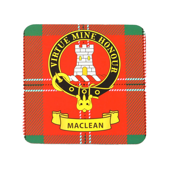 Kc Clan Cork Coaster Maclean - Heritage Of Scotland - MACLEAN