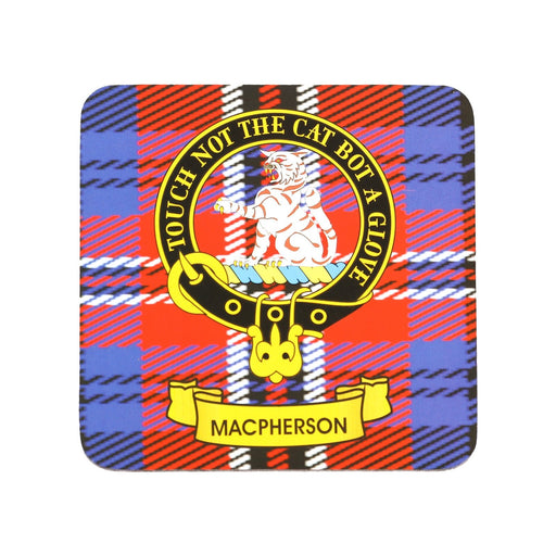 Kc Clan Cork Coaster Macpherson - Heritage Of Scotland - MACPHERSON