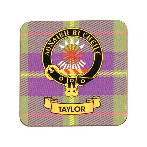 Kc Clan Cork Coaster Taylor - Heritage Of Scotland - TAYLOR