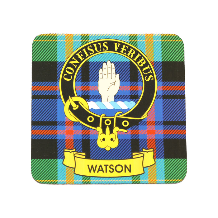 Kc Clan Cork Coaster Watson - Heritage Of Scotland - WATSON