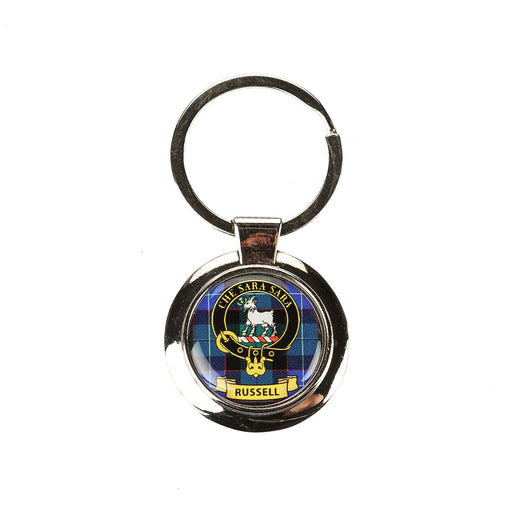 Kc Clan Key Fob Chrome Russell - Heritage Of Scotland - RUSSELL