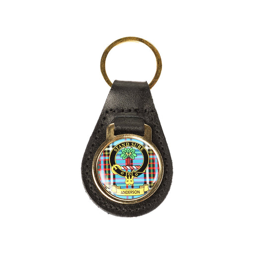 Kc Clan Leather Key Fob Baxter - Heritage Of Scotland - BAXTER