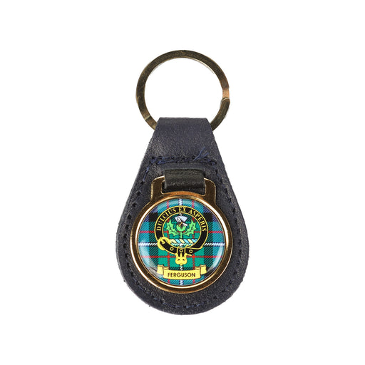 Kc Clan Leather Key Fob Ferguson - Heritage Of Scotland - FERGUSON