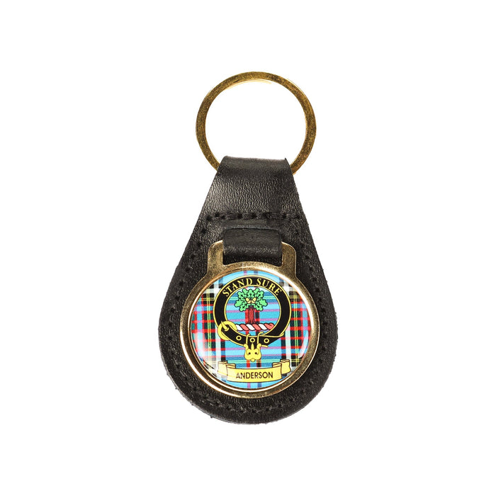 Kc Clan Leather Key Fob Menzies - Heritage Of Scotland - MENZIES