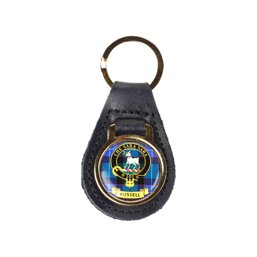 Kc Clan Leather Key Fob Russell - Heritage Of Scotland - RUSSELL