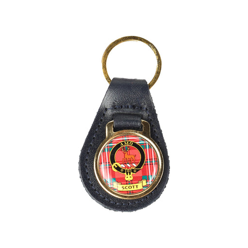 Kc Clan Leather Key Fob Scott - Heritage Of Scotland - SCOTT