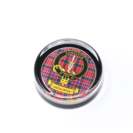 Kc Clan Paper Weight Glass Macalister - Heritage Of Scotland - MACALISTER