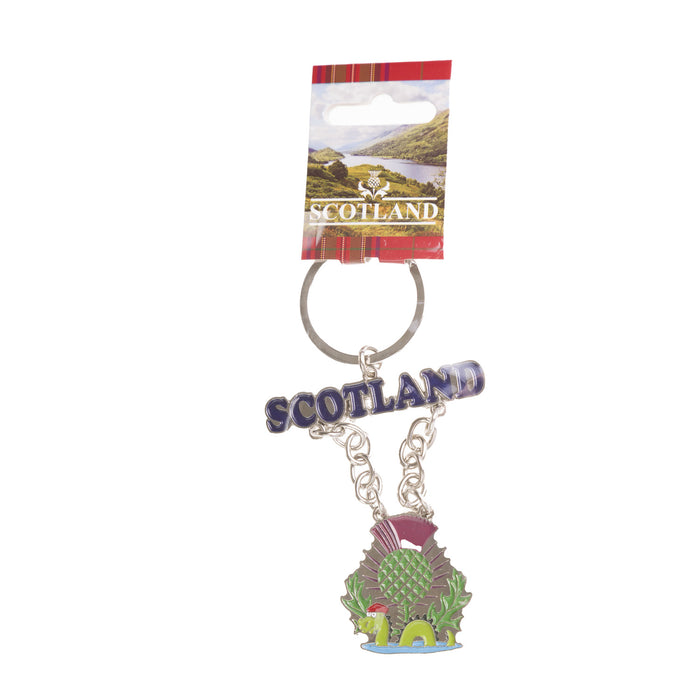 Keyring - Scotland/ Thistle - Heritage Of Scotland - NA