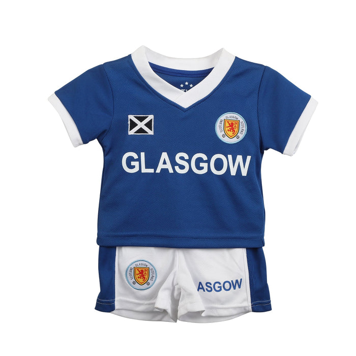Kids Glasgow Football Kit Blue - Heritage Of Scotland - BLUE