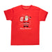 Kids Merry Christmas Santa T-Shirt - Heritage Of Scotland - RED