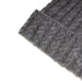 Ladies Cable Lambswool Mix Beanie Pom Charcoal - Heritage Of Scotland - CHARCOAL
