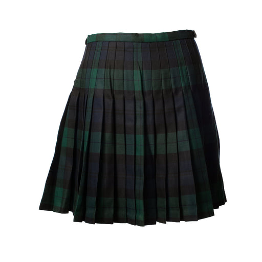Ladies Deluxe Tartan Kilted Skirt Black Watch - Heritage Of Scotland - BLACK WATCH