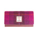 Ladies Envelope Purse Purple Check - Heritage Of Scotland - PURPLE CHECK