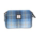 Ladies Ht Leather Body Bag Blue Check / Black - Heritage Of Scotland - BLUE CHECK / BLACK