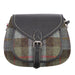 Ladies Ht Leather Shoulder Bag Lovat Check / Black - Heritage Of Scotland - LOVAT CHECK / BLACK