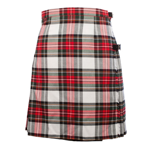 Ladies Knee Length Tartan Kilted Skirt Stewart Dress - Heritage Of Scotland - STEWART DRESS