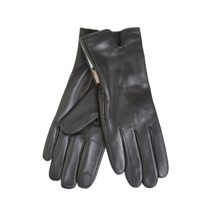 Ladies Leather Gloves - Heritage Of Scotland - BLACK