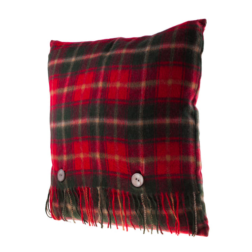 Lambswool Cushion Cover Dark Maple - Heritage Of Scotland - DARK MAPLE