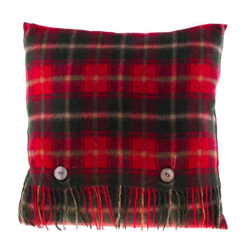 Lambswool Cushion Cover Dark Maple - Heritage Of Scotland - DARK MAPLE