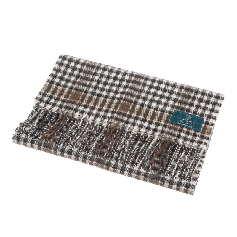 Lambswool Scottish Tartan Clan Scarf Burns Check - Heritage Of Scotland - BURNS CHECK