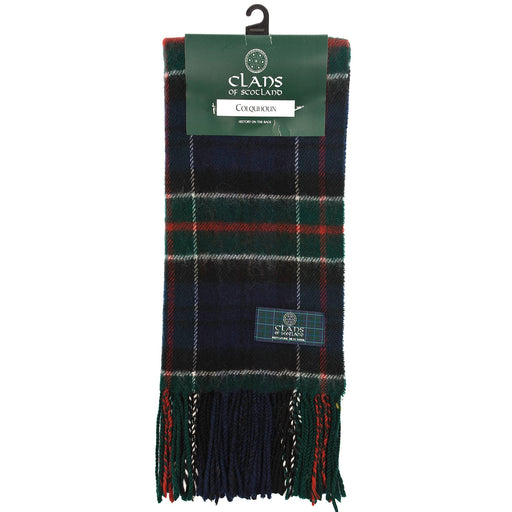 Lambswool Scottish Tartan Clan Scarf Colquhoun - Heritage Of Scotland - COLQUHOUN