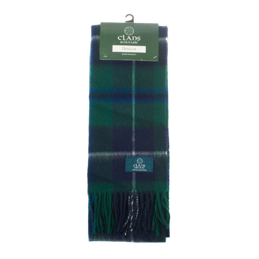 Lambswool Scottish Tartan Clan Scarf Douglas - Heritage Of Scotland - DOUGLAS