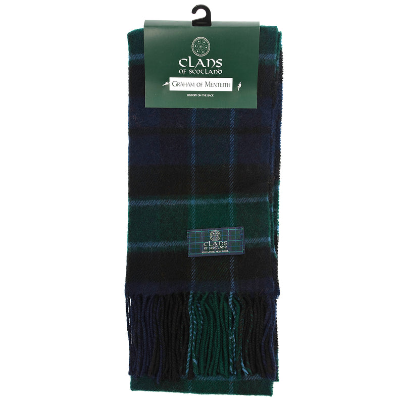 Lambswool Scottish Tartan Clan Scarf Graham Of Montrose - Heritage Of Scotland - GRAHAM OF MONTROSE