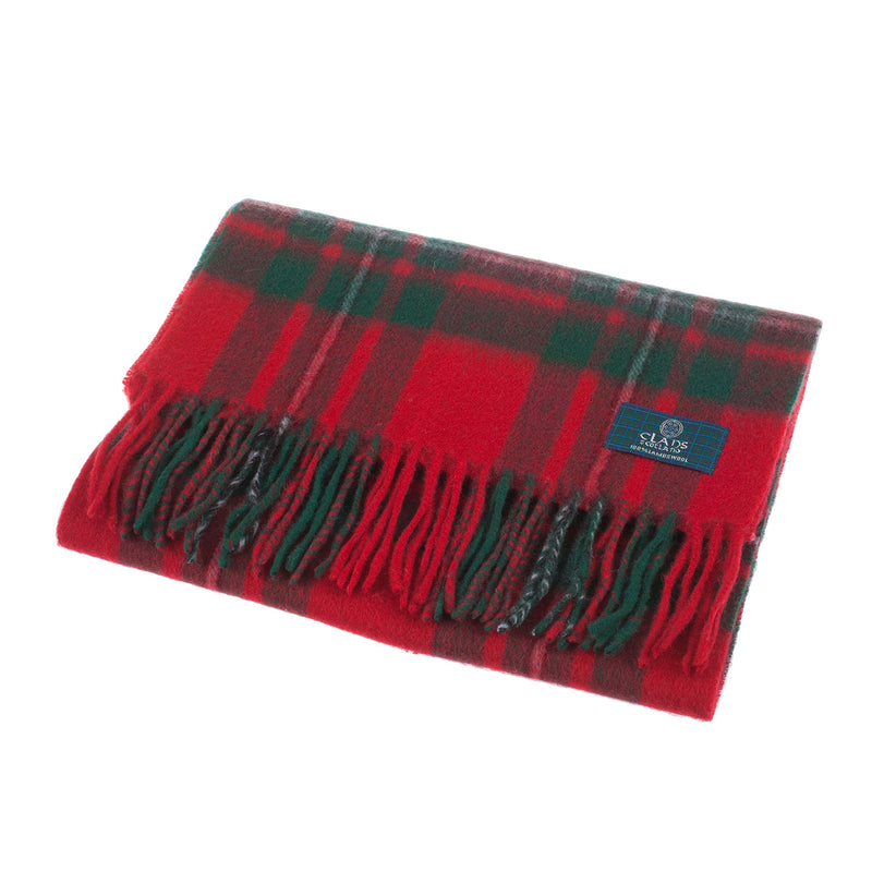 Lambswool Scottish Tartan Clan Scarf Macgregor - Heritage Of Scotland - MACGREGOR