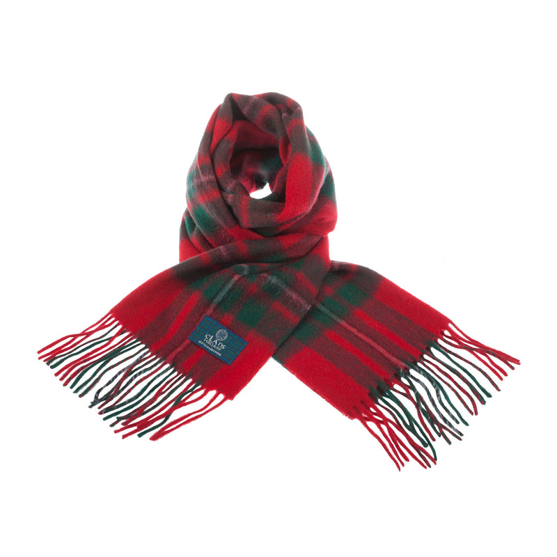 Lambswool Scottish Tartan Clan Scarf Macgregor - Heritage Of Scotland - MACGREGOR