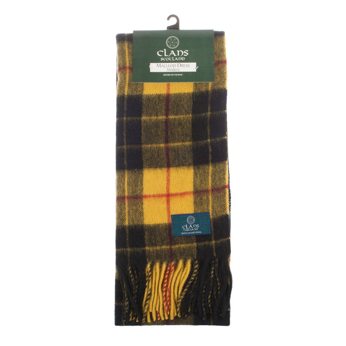 Lambswool Scottish Tartan Clan Scarf Macleod Dress - Heritage Of Scotland - MACLEOD DRESS