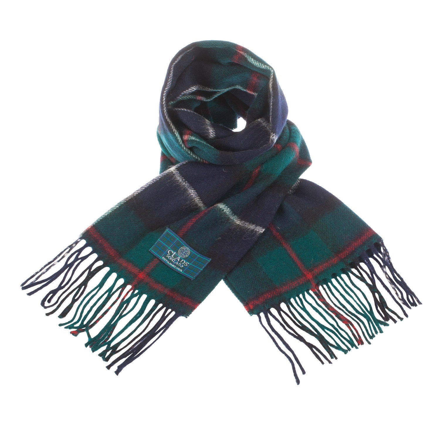 Lambswool Scottish Tartan Clan Scarf Robertson Hunting - Heritage Of Scotland - ROBERTSON HUNTING