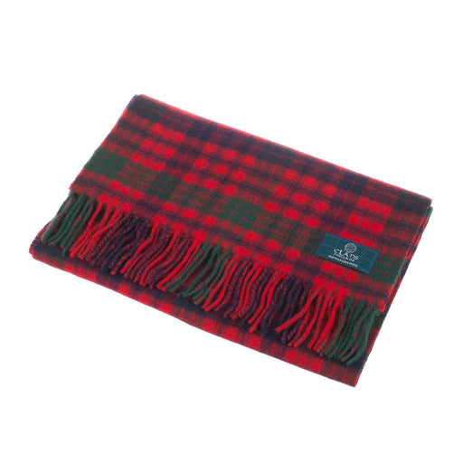 Lambswool Scottish Tartan Clan Scarf Ross Red - Heritage Of Scotland - ROSS RED