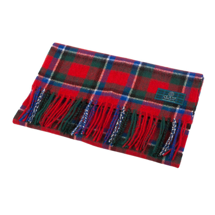 Lambswool Scottish Tartan Clan Scarf Sinclair Red - Heritage Of Scotland - SINCLAIR RED